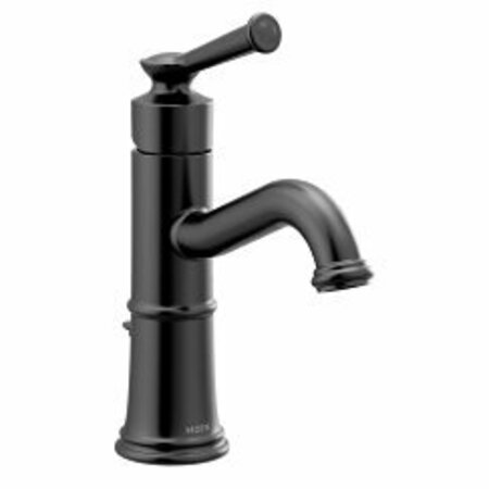 MOEN Belfield One-Handle Bathroom Faucet in Matte Black 6402BL